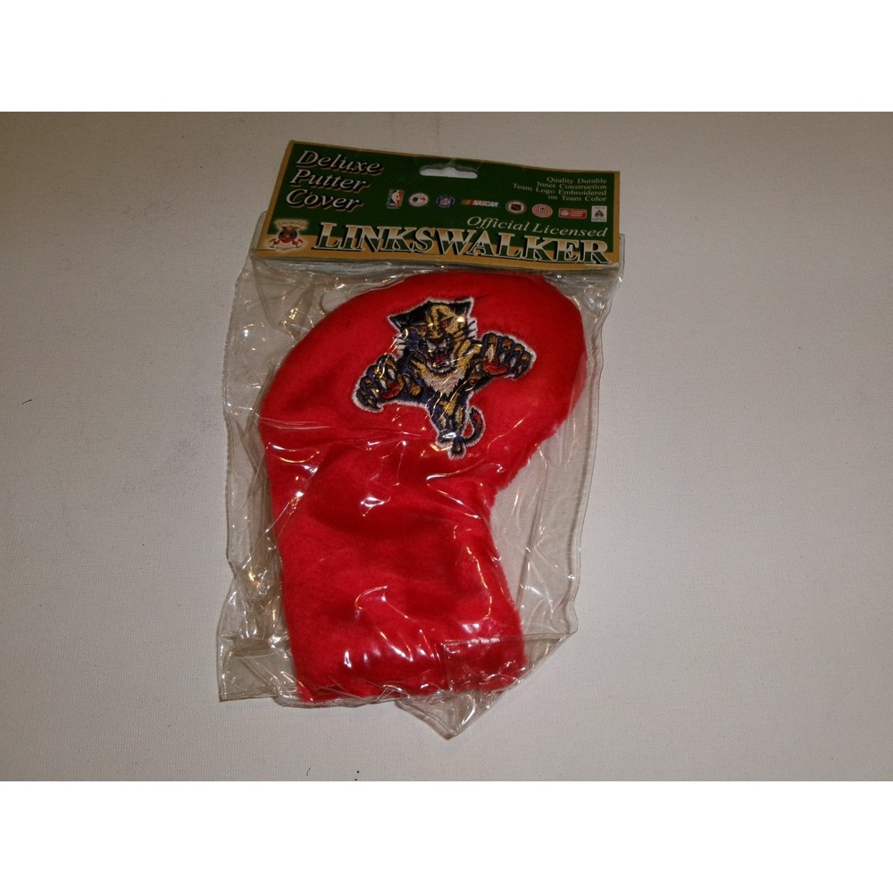 FLORIDA PANTHERS GOLF PUTER COVER CLUB VINTAGE DEADSTOCK U5